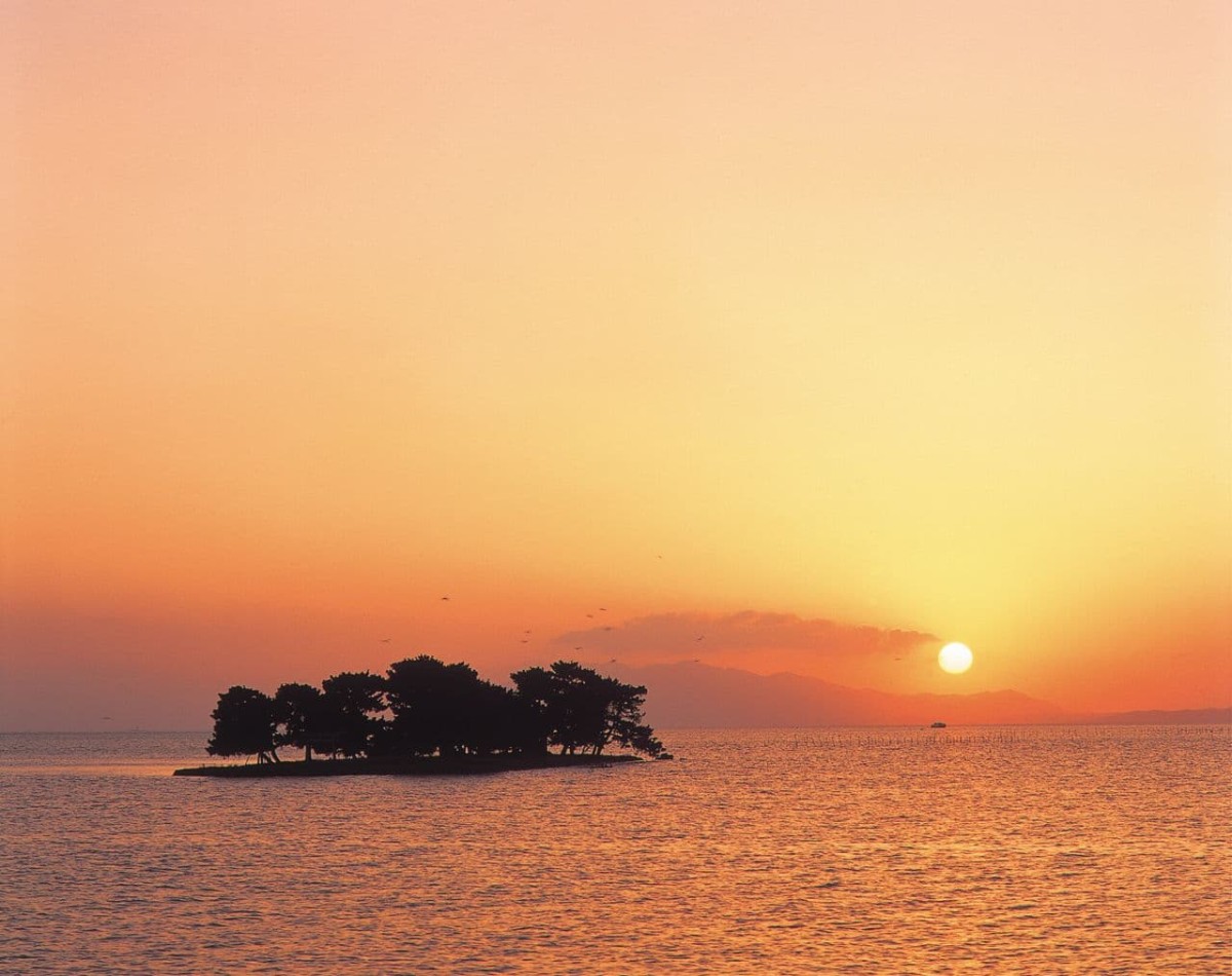 宍道湖の夕日