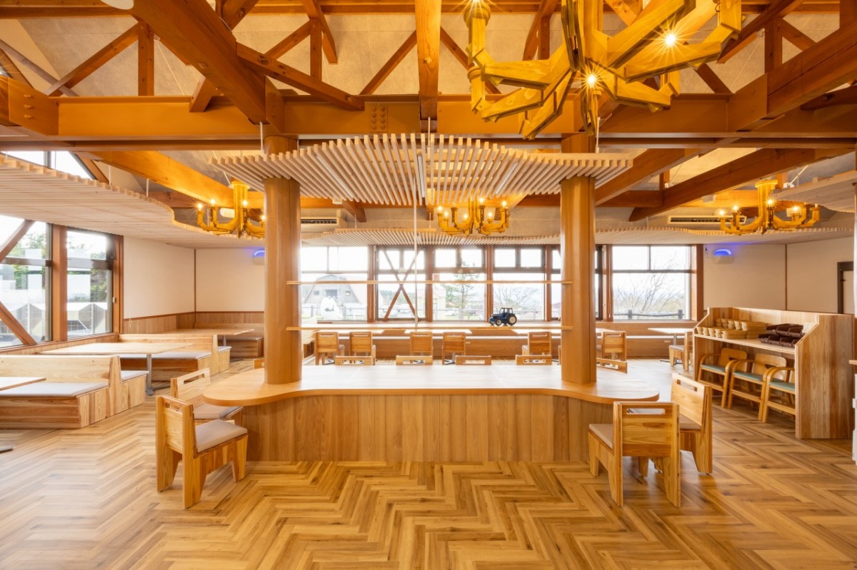 大山観光の拠点『大山まきばみるくの里』のレストラン