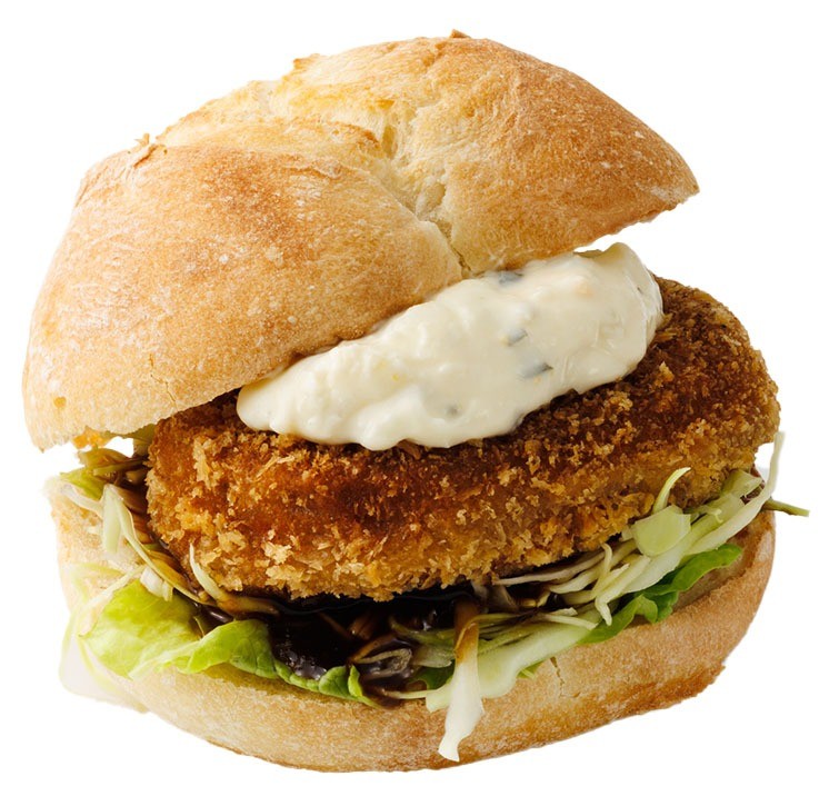 大山観光の拠点『大山まきばみるくの里』のバーガー