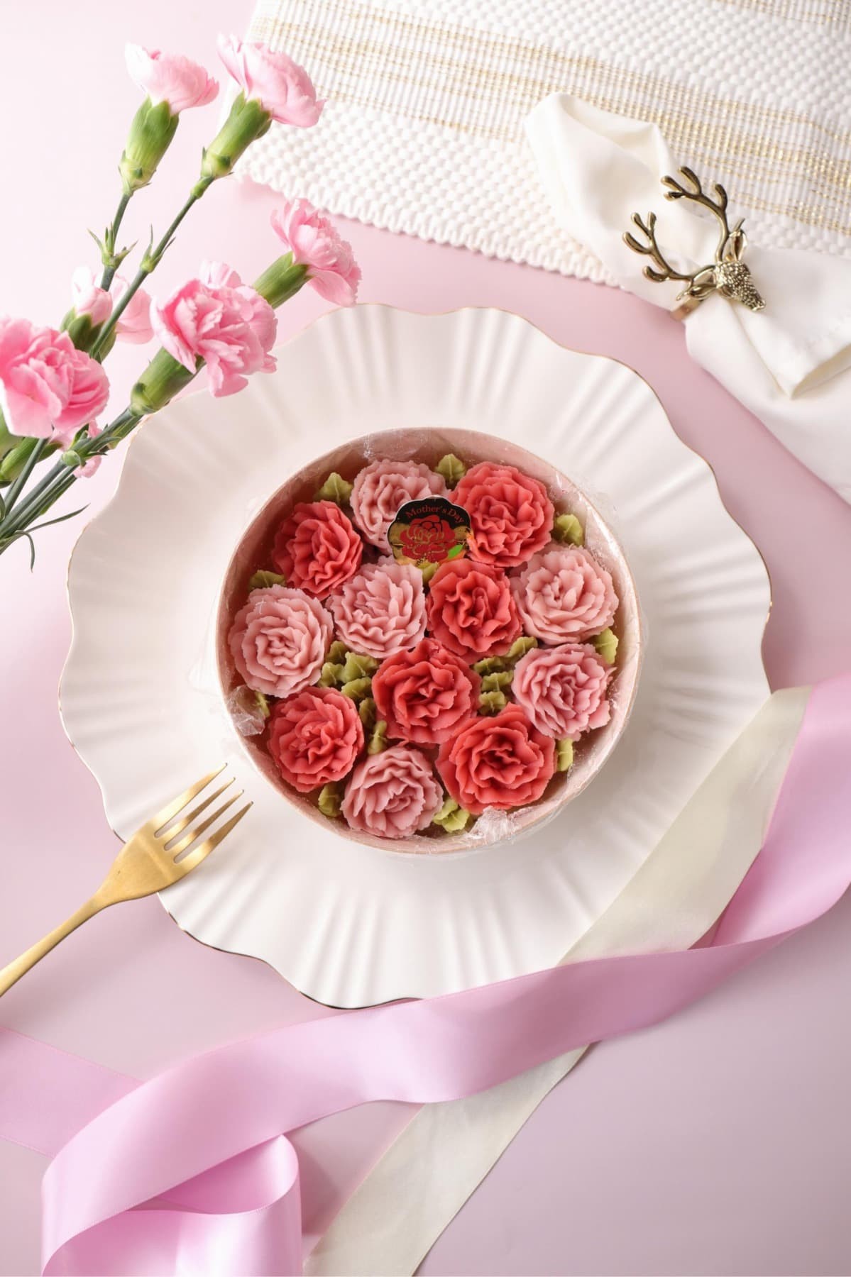 鳥取のフラワーおはぎ専門店「Oh!huggy!!」の母の日ボックス