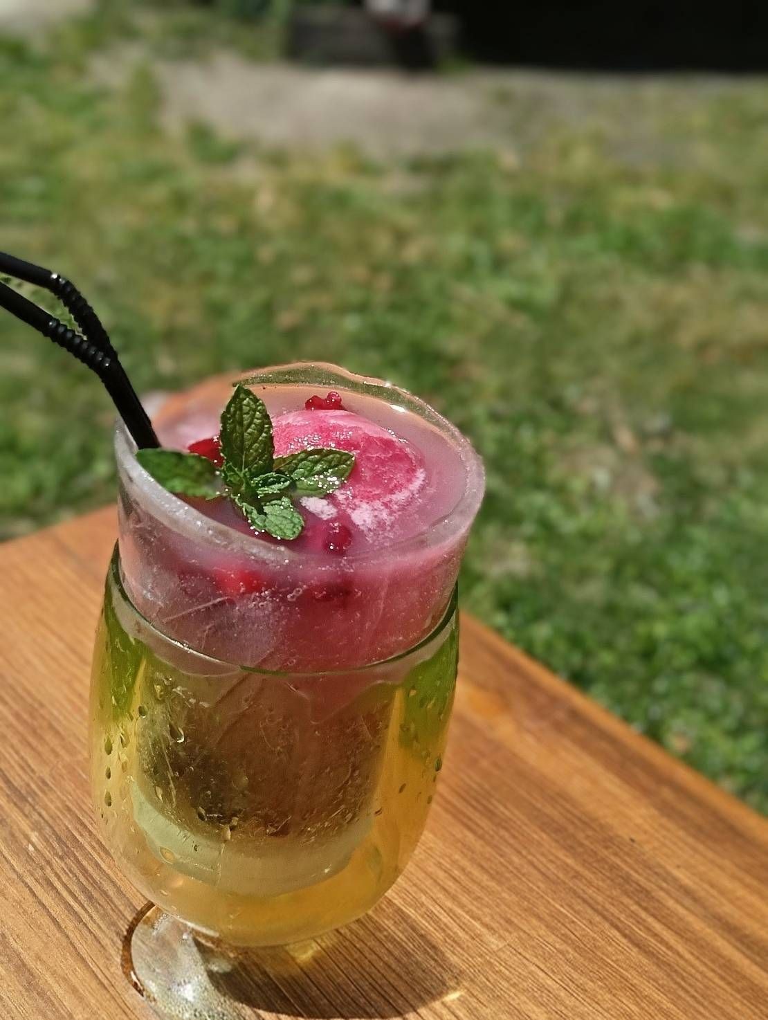 米子市にある古民家カフェ『カフェトムテ』のカシスピーチメルバ