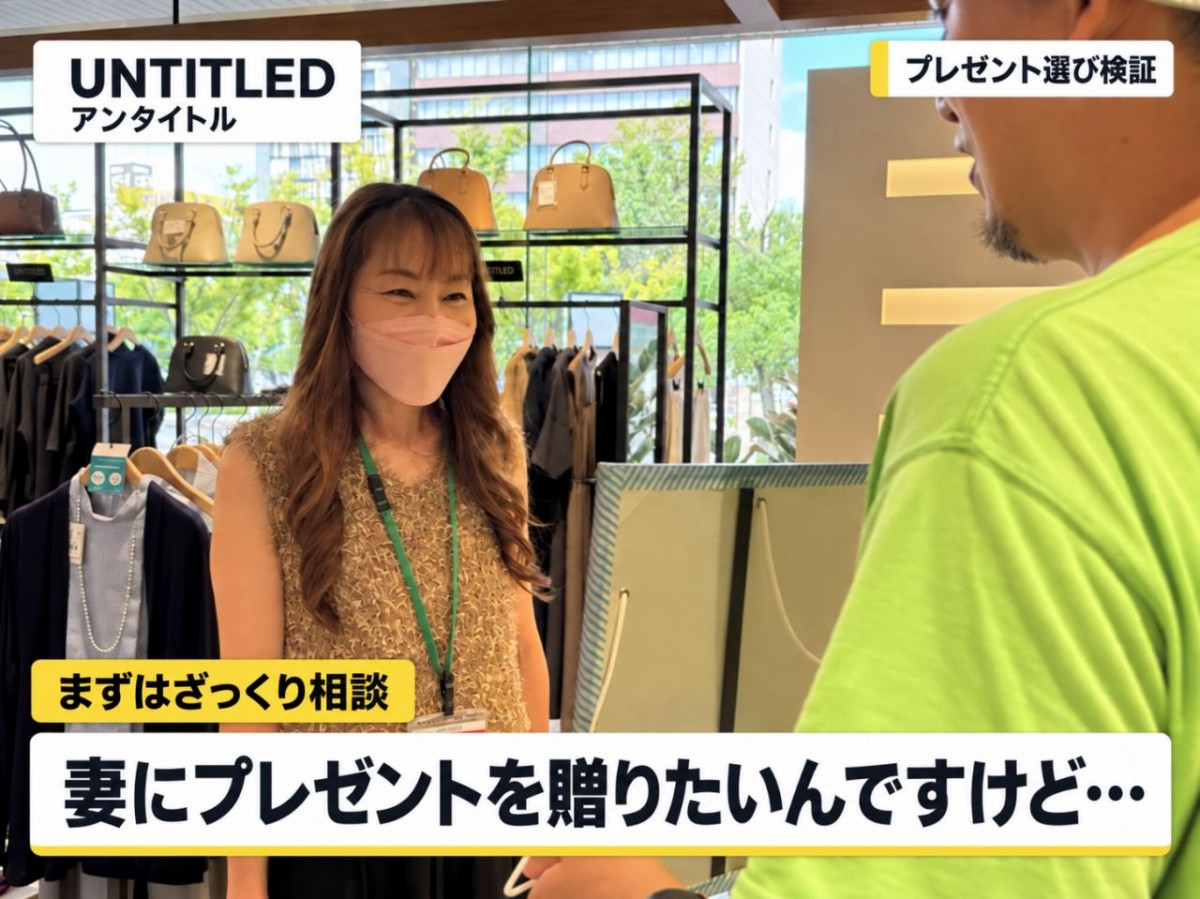 お題を聞いて考える万代さん