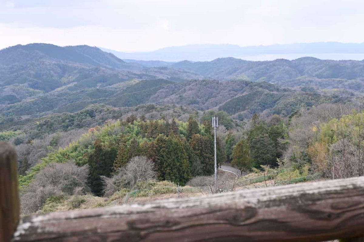 島根県雲南市にある『畑展望公園』の展望台からの眺め