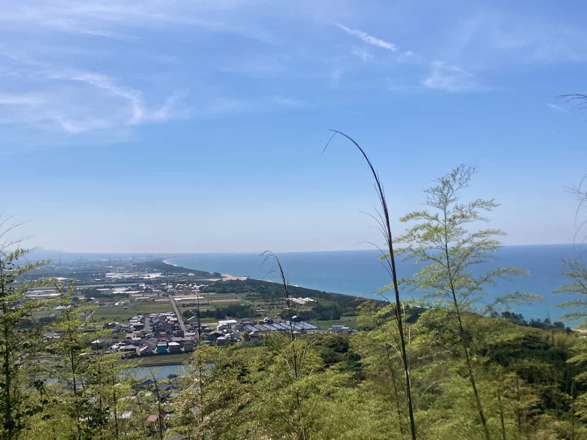 鳥取県東伯郡湯梨浜町にある『ハワイ風土記館』からの景色