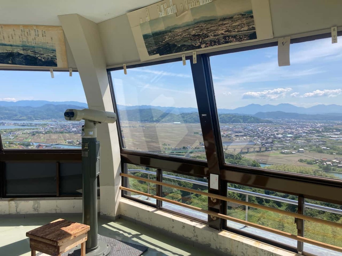 鳥取県東伯郡湯梨浜町にある『ハワイ風土記館』からの景色