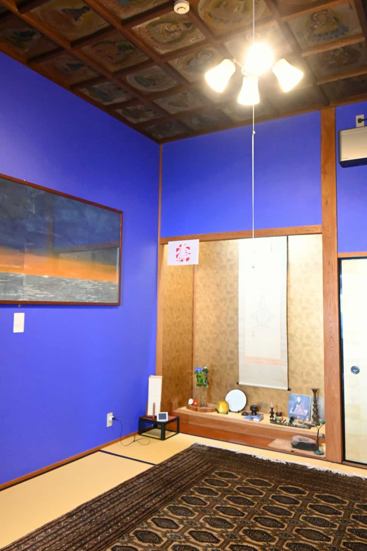 島根県大田市にある『清水大師寺』の宿泊部屋