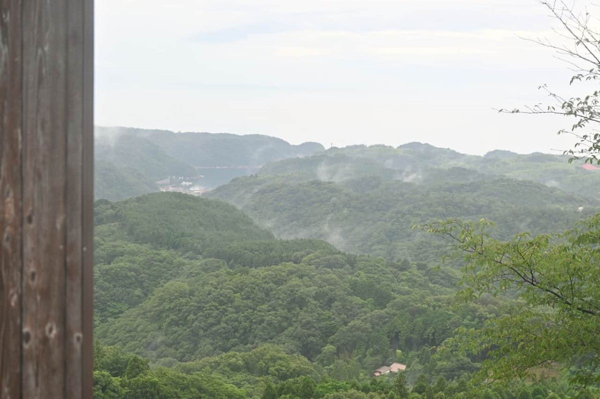 島根県大田市にある『清水大師寺』からの景色