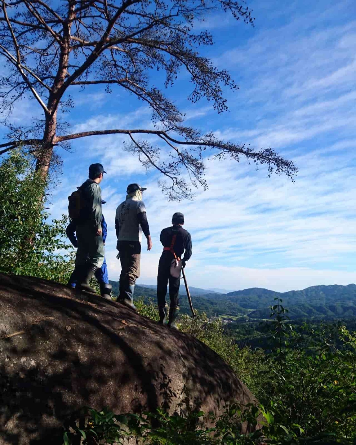 島根県安来市広瀬町にある『磐船神社』の様子