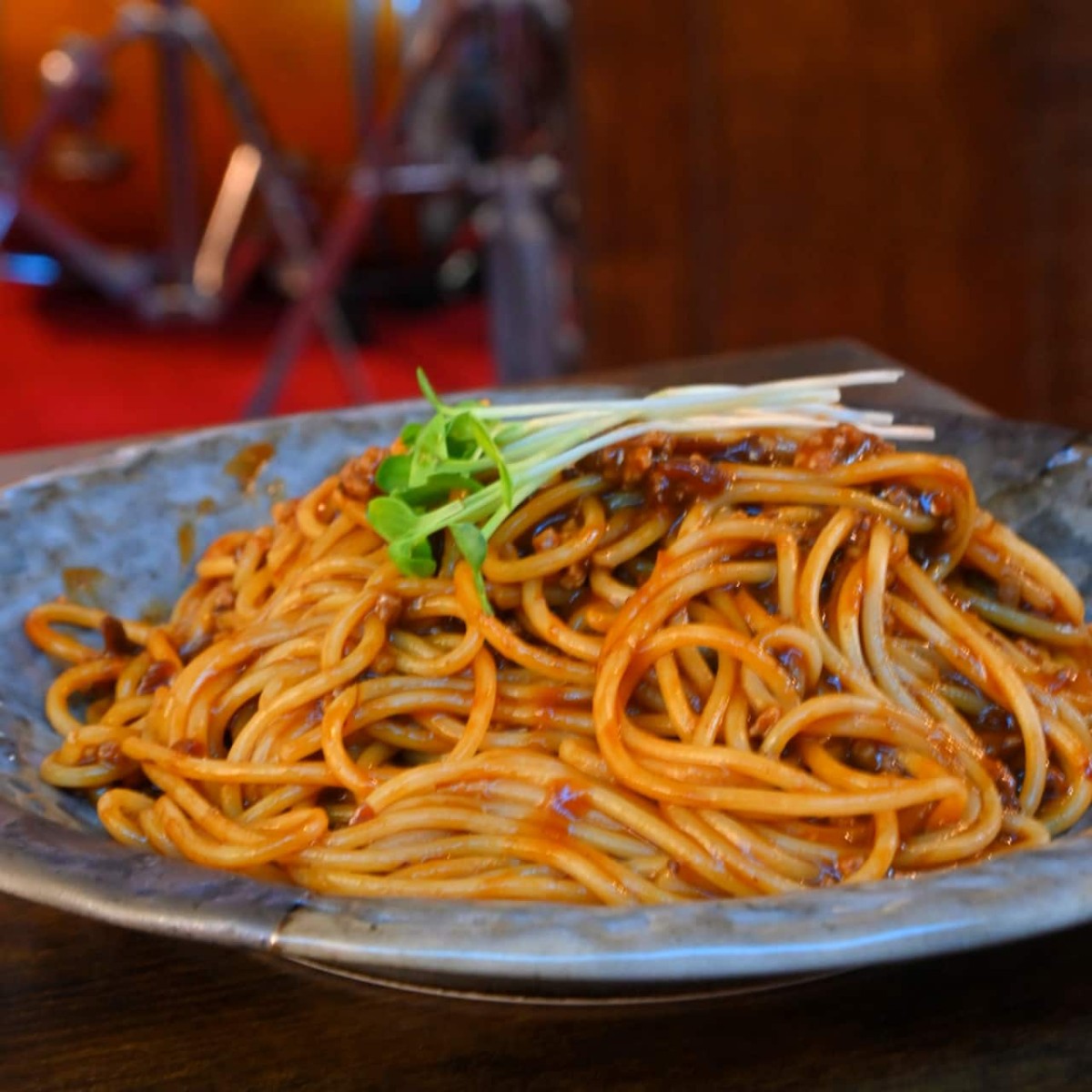 鳥取県米子市にあるジャズ喫茶『ズージャクラブ』の「ボロネーゼ」