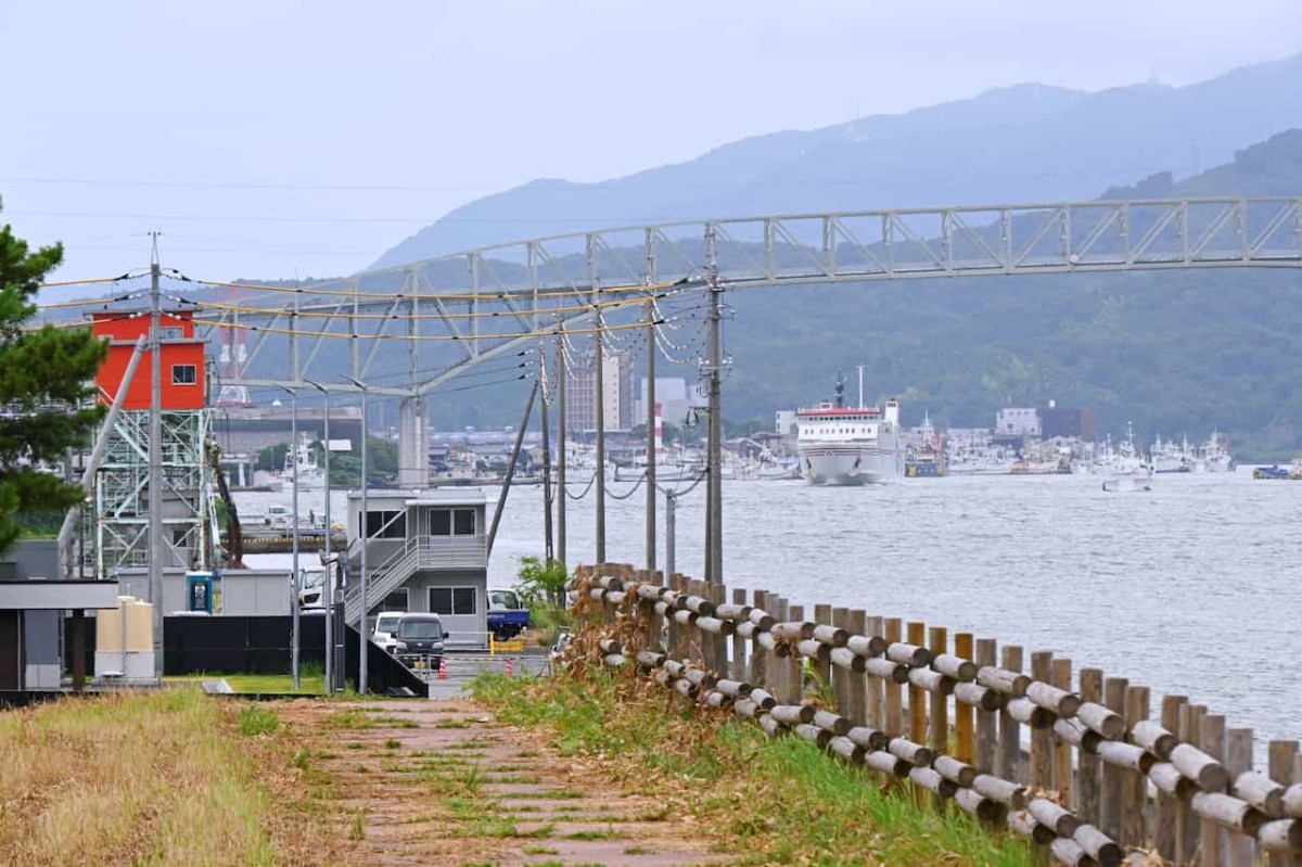 鳥取県境港市にある『昭和北緑地』の様子