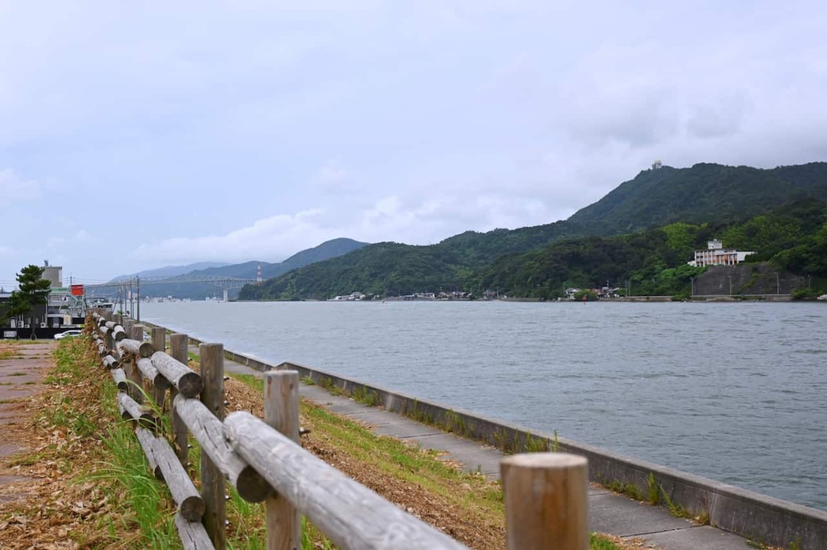 鳥取県境港市にある『昭和北緑地』の様子