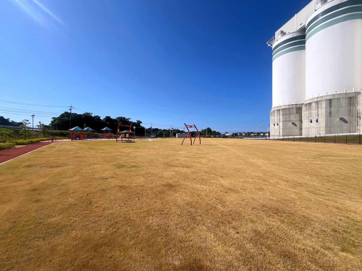 島根県浜田市にある「みすみわくわくらんど」の広場