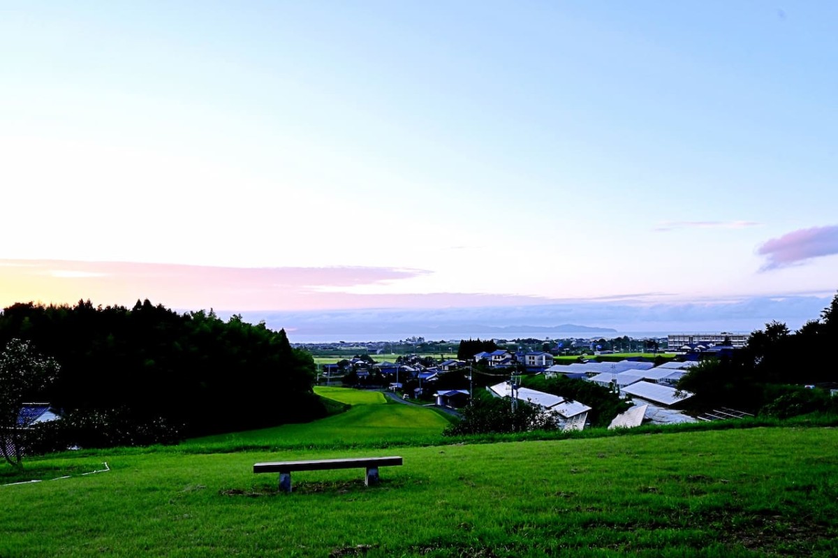 鳥取県米子市にある『上淀廃寺跡』から見える景色