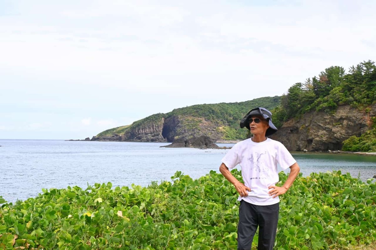 島根県松江市にある桂島キャンプ場の管理人の山田さん