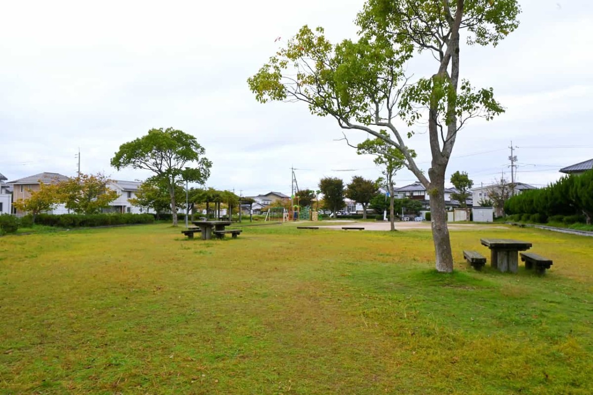 鳥取県米子市にある『福生東公園』の芝生