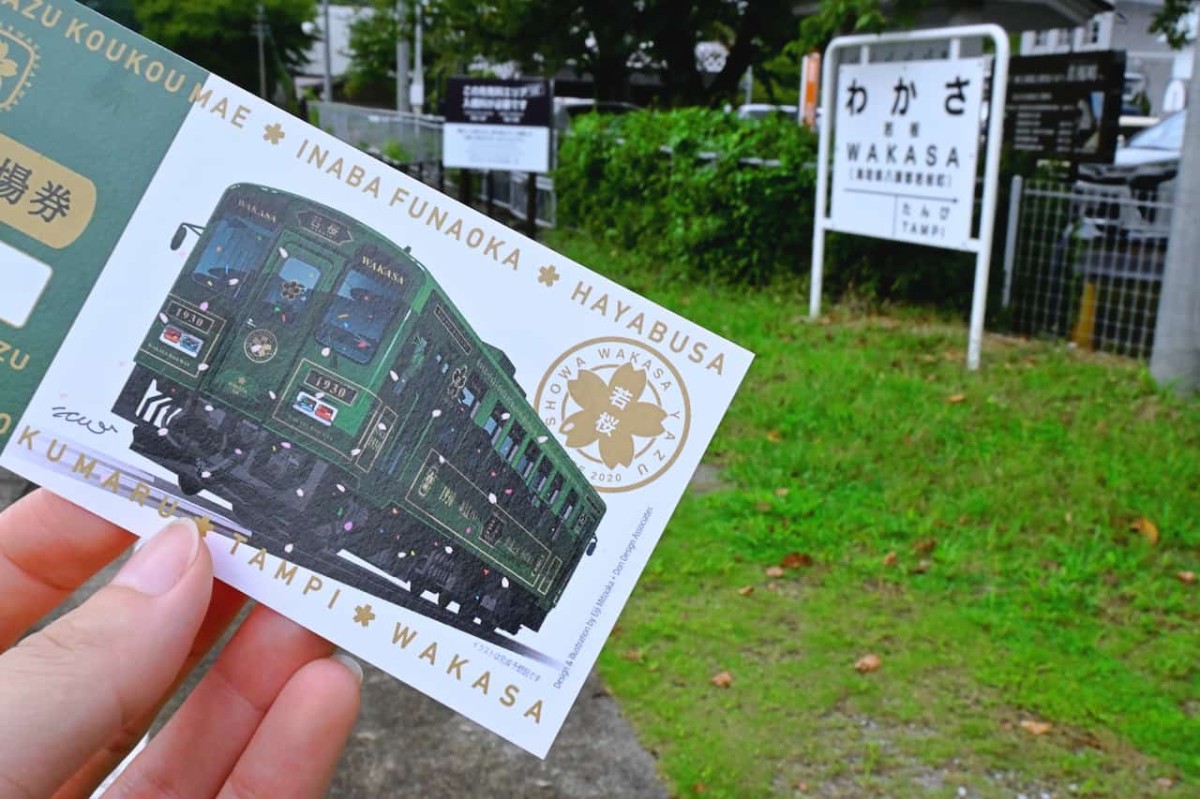 鳥取県八頭郡若桜町にある『若桜駅』の入構券