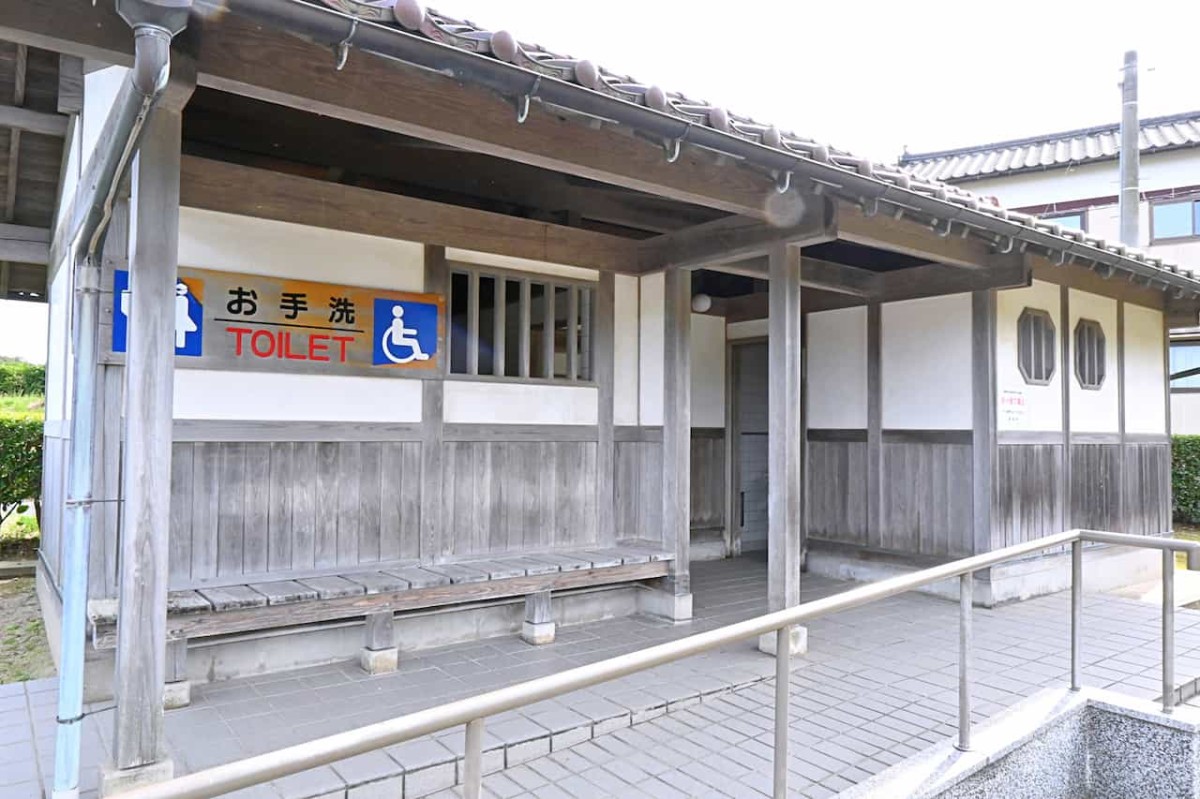 島根県益田市にある『蟠竜湖県立自然公園』のトイレ