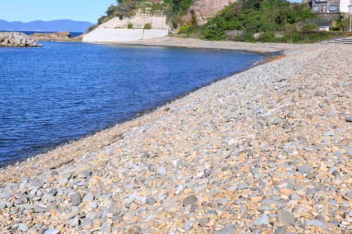 島根県出雲市にある『田儀港海岸公園』の様子