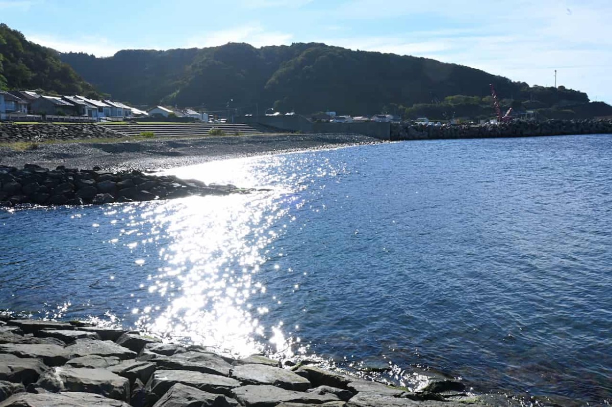 島根県出雲市にある『田儀港海岸公園』から眺める海