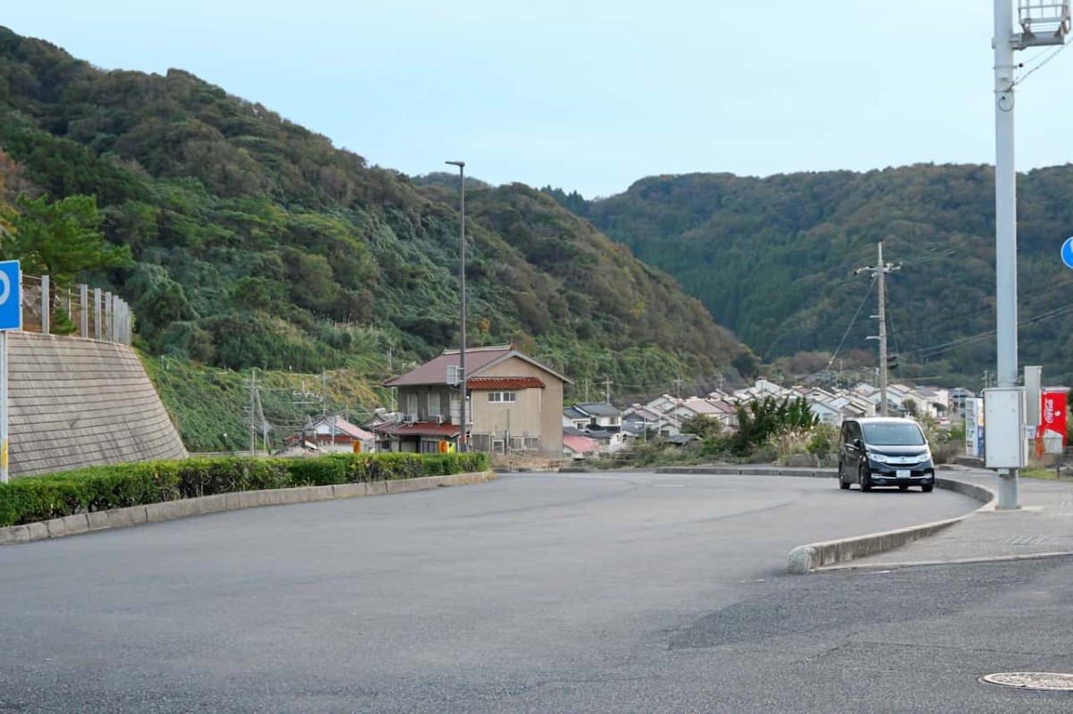 島根県出雲市にある『手引ヶ浦台場公園』の駐車場