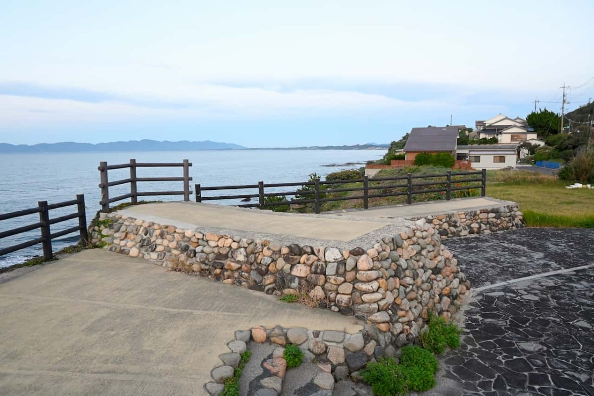 島根県出雲市にある『手引ヶ浦台場公園』の様子