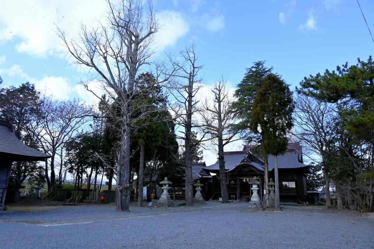 鳥取県米子市にある『八幡神社』近くの河川敷