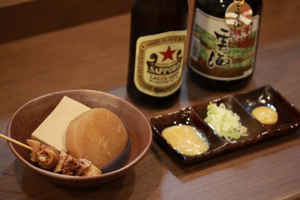 島根県松江市伊勢宮にオープンした居酒屋『やきとり大将』の料理