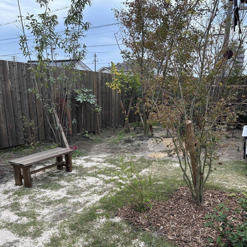 鳥取県境港市にオープンした『お庭カフェbriller』の庭