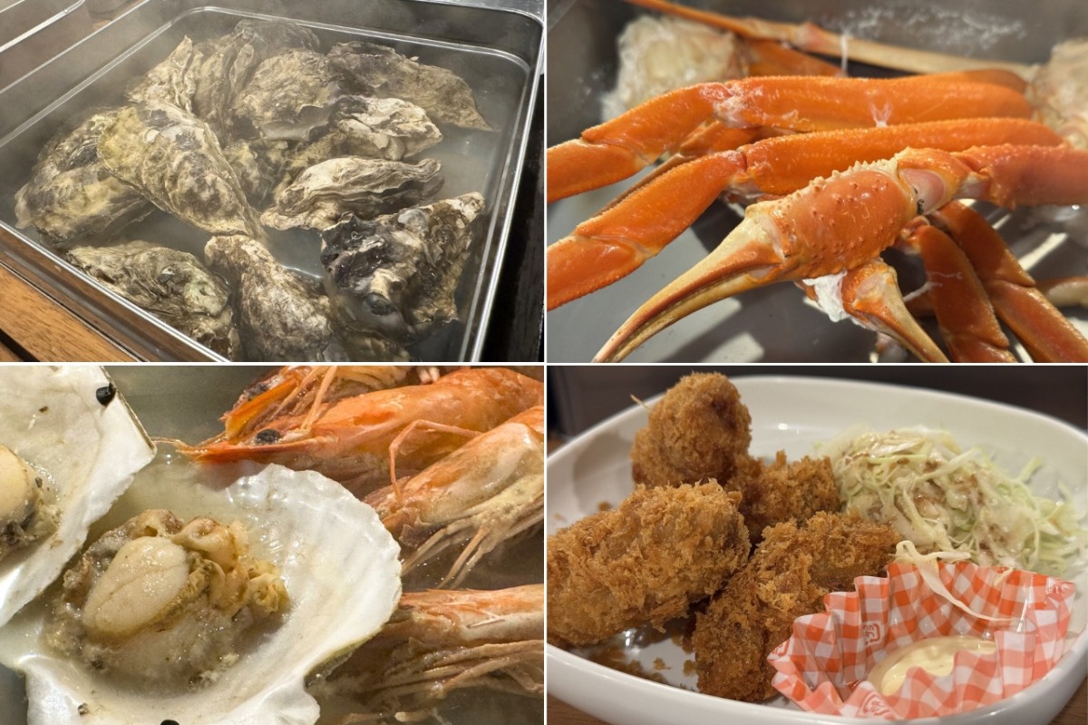 島根県出雲市『ラピタ本店』屋上で開催されている「星空ガーデン」の海鮮