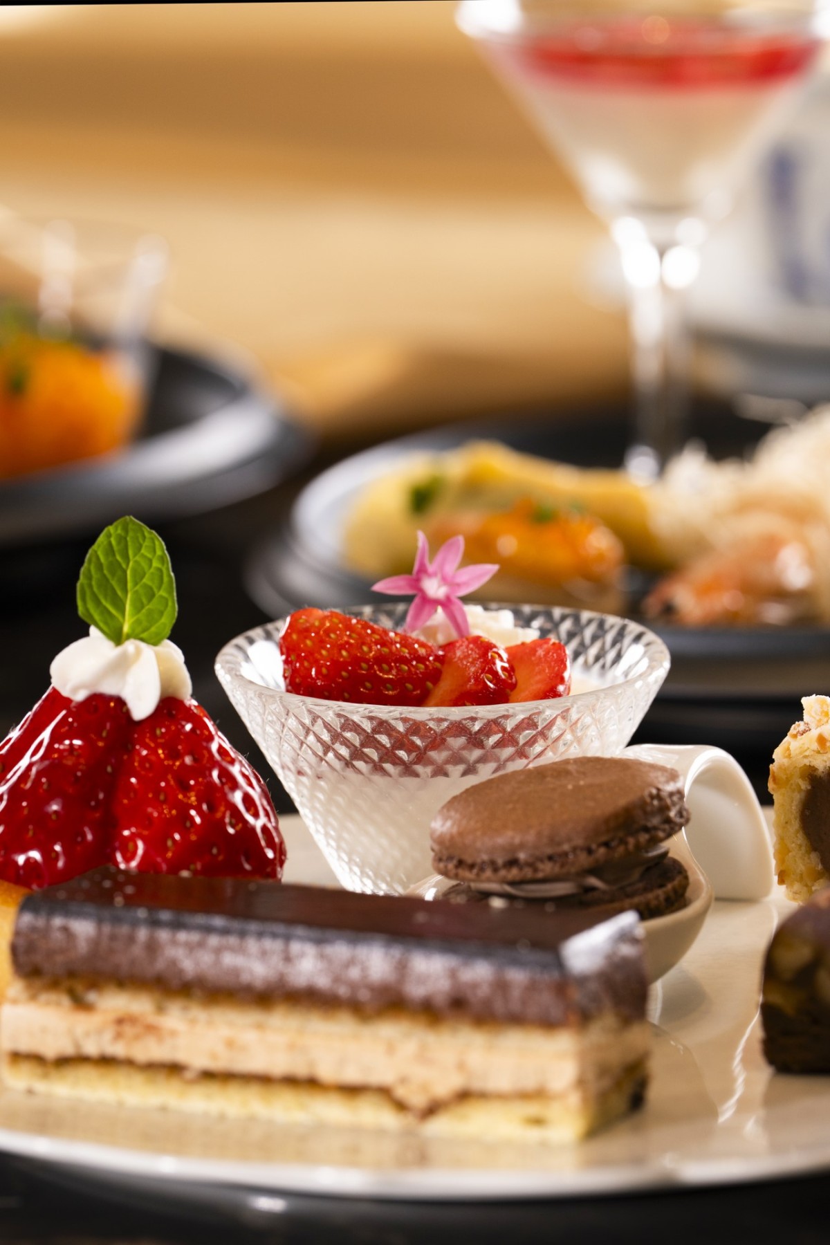 松江市『松江エクセルホテル東急』で開催中の2026年１～3月限定のアフタヌーンティープラン例