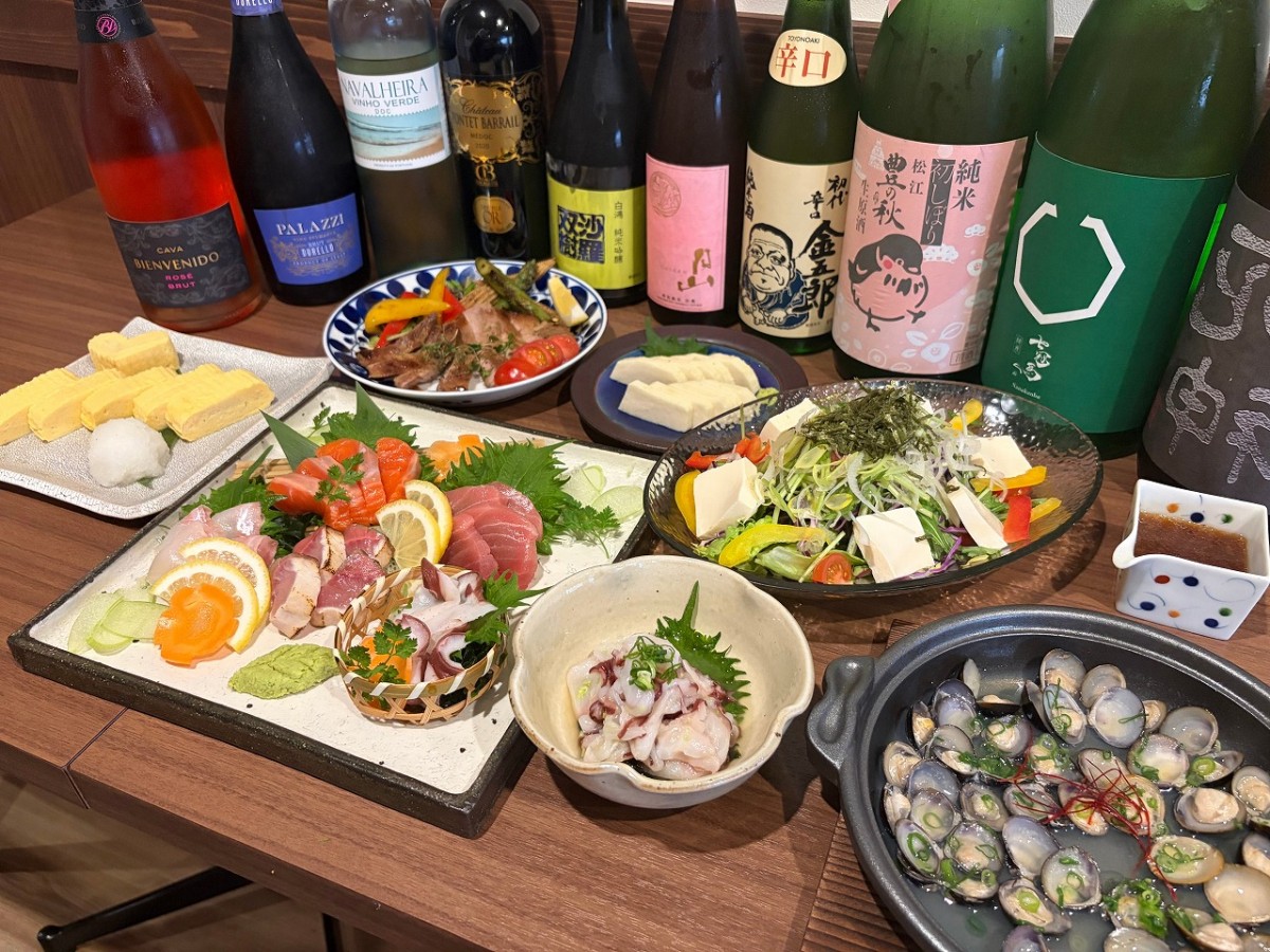 島根県松江市にオープンした居酒屋『厨人 sangha』の料理