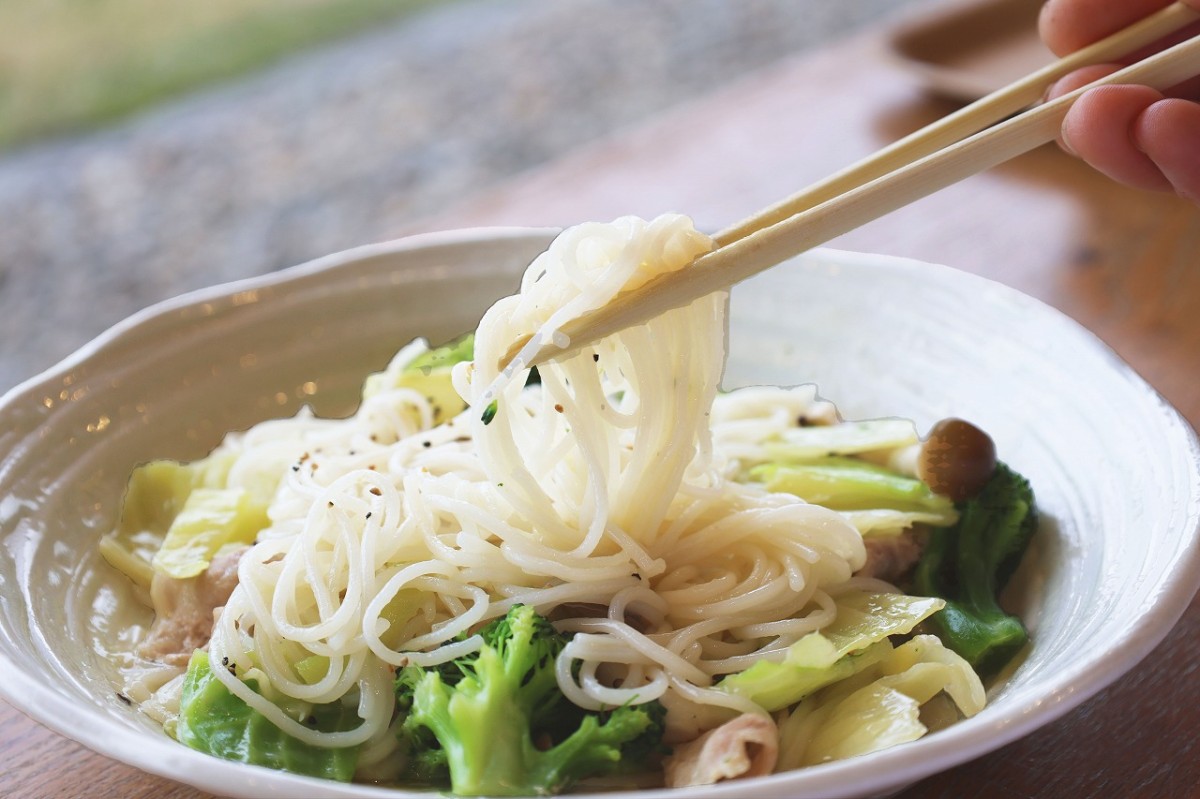 雲南市吉田町のレストラン『出雲そばレストラン むらげ』のペペロンチーノ