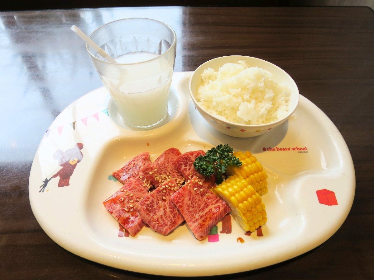 島根県松江市の焼肉店『焼肉韓食房だんだん 松江田和山店』のキッズメニュー