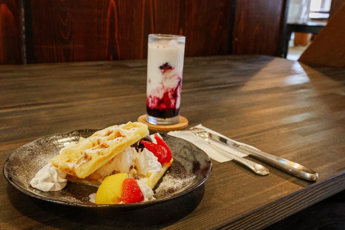 島根県雲南市にある『いなかカフェ蒼月庵』のメニュー