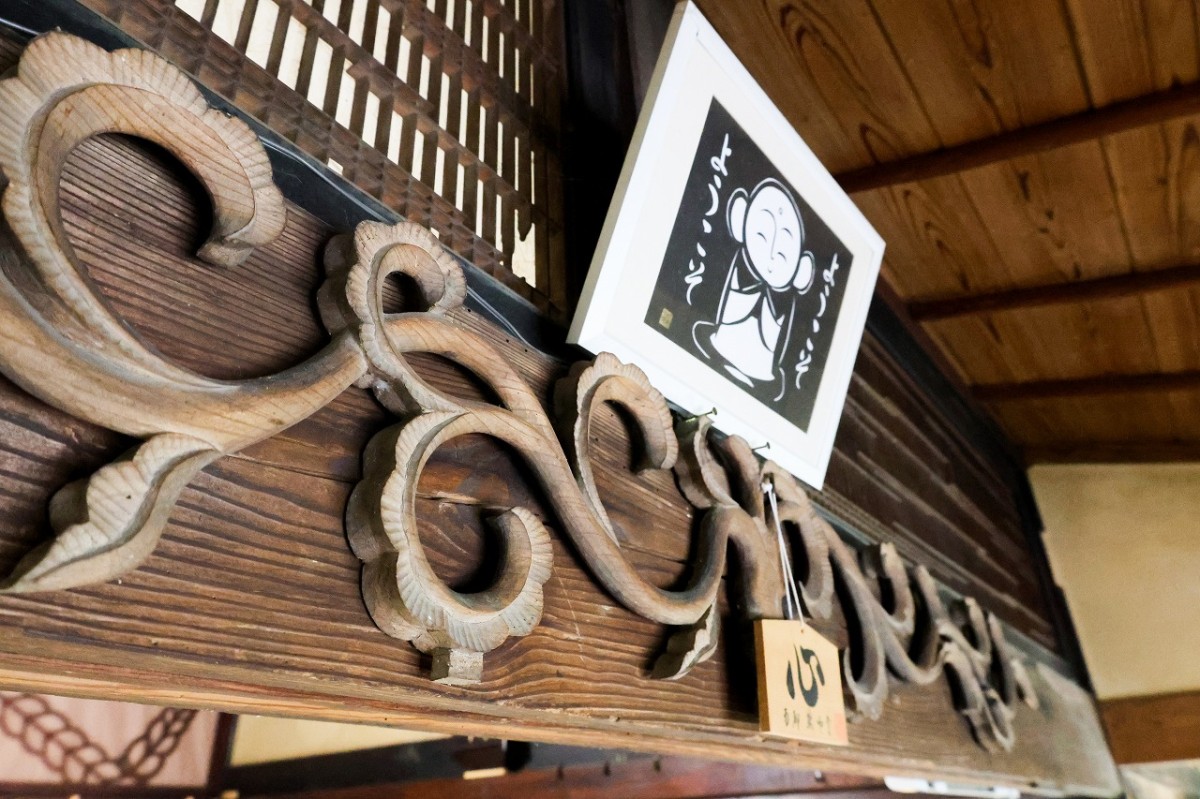 鳥取県大山町にあるカフェ『田舎家一』の店内の様子