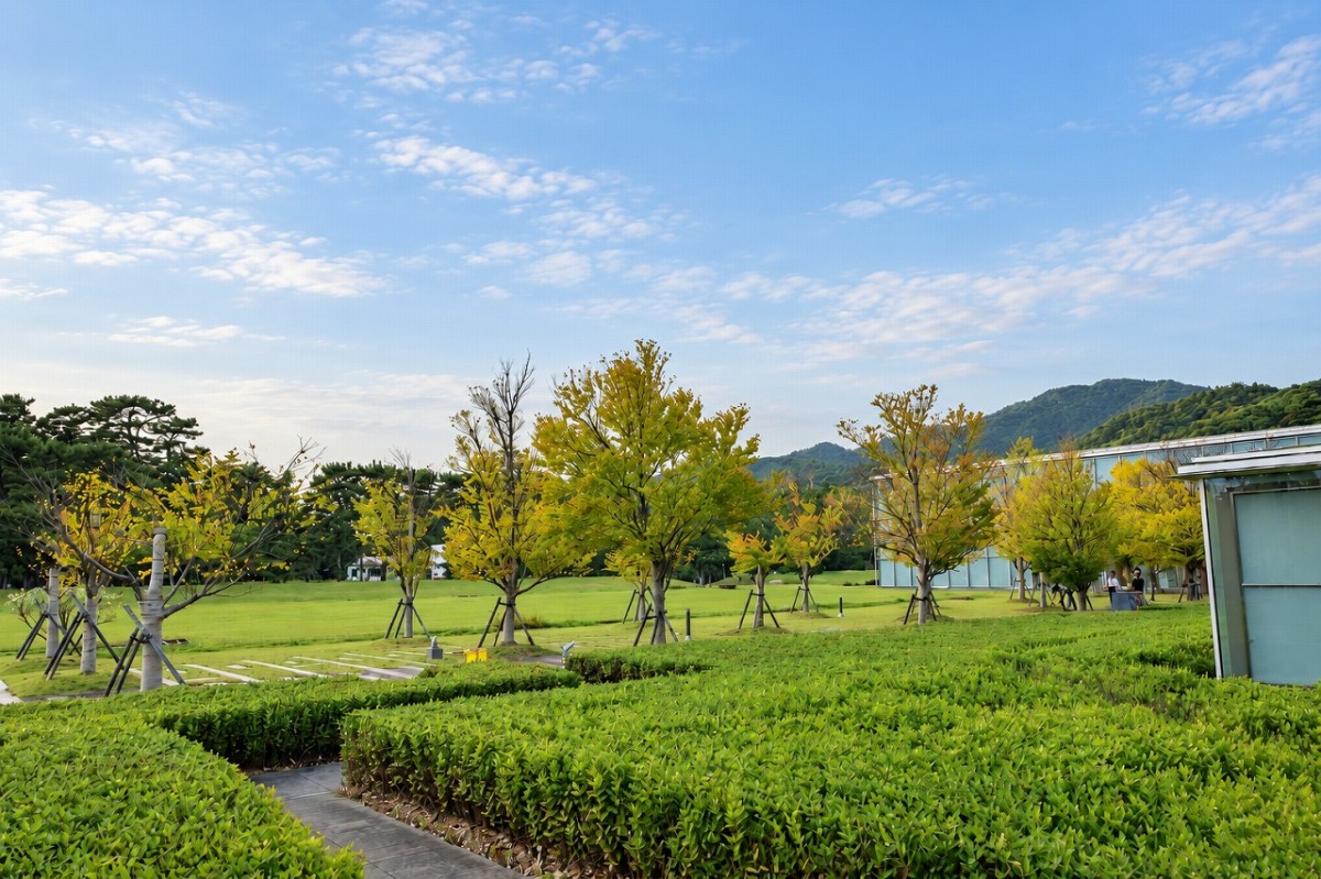 島根県出雲市にある『古代出雲歴史博物館』の庭