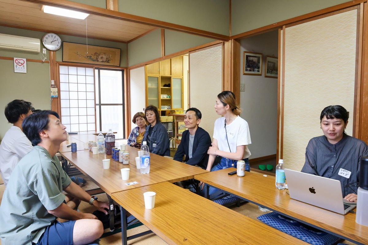 島根県松江市美保関町北浦の団体「キタミカイ」のワークショップの様子