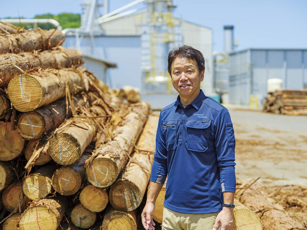 浜田市「島根合板 株式会社」の荒木常務取締役・生産本部長