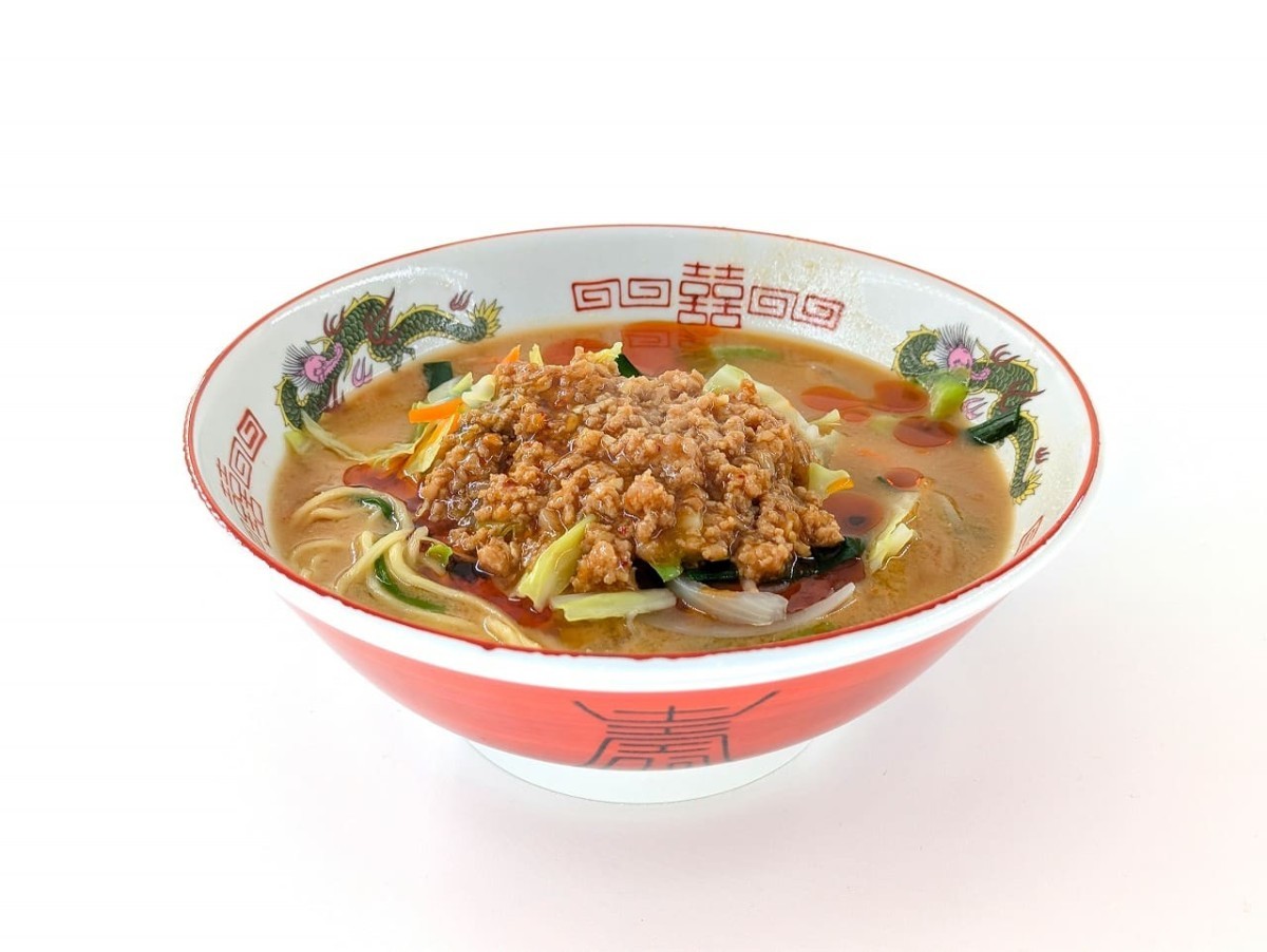 鳥取県米子市にある『餃子スタンドだるま』の味噌野菜タンメン