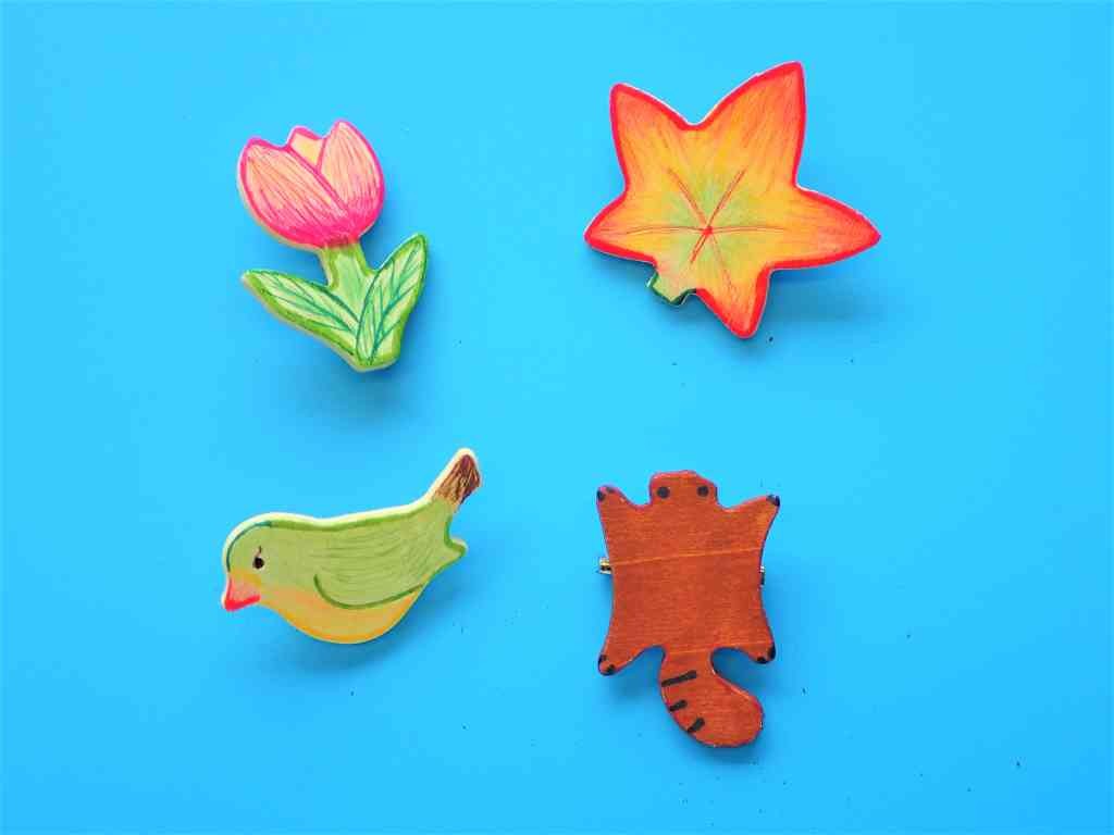 鳥取県八頭郡若桜町のイベント「いつでも作れるコーナー「森の木バッジ」」のイメージ