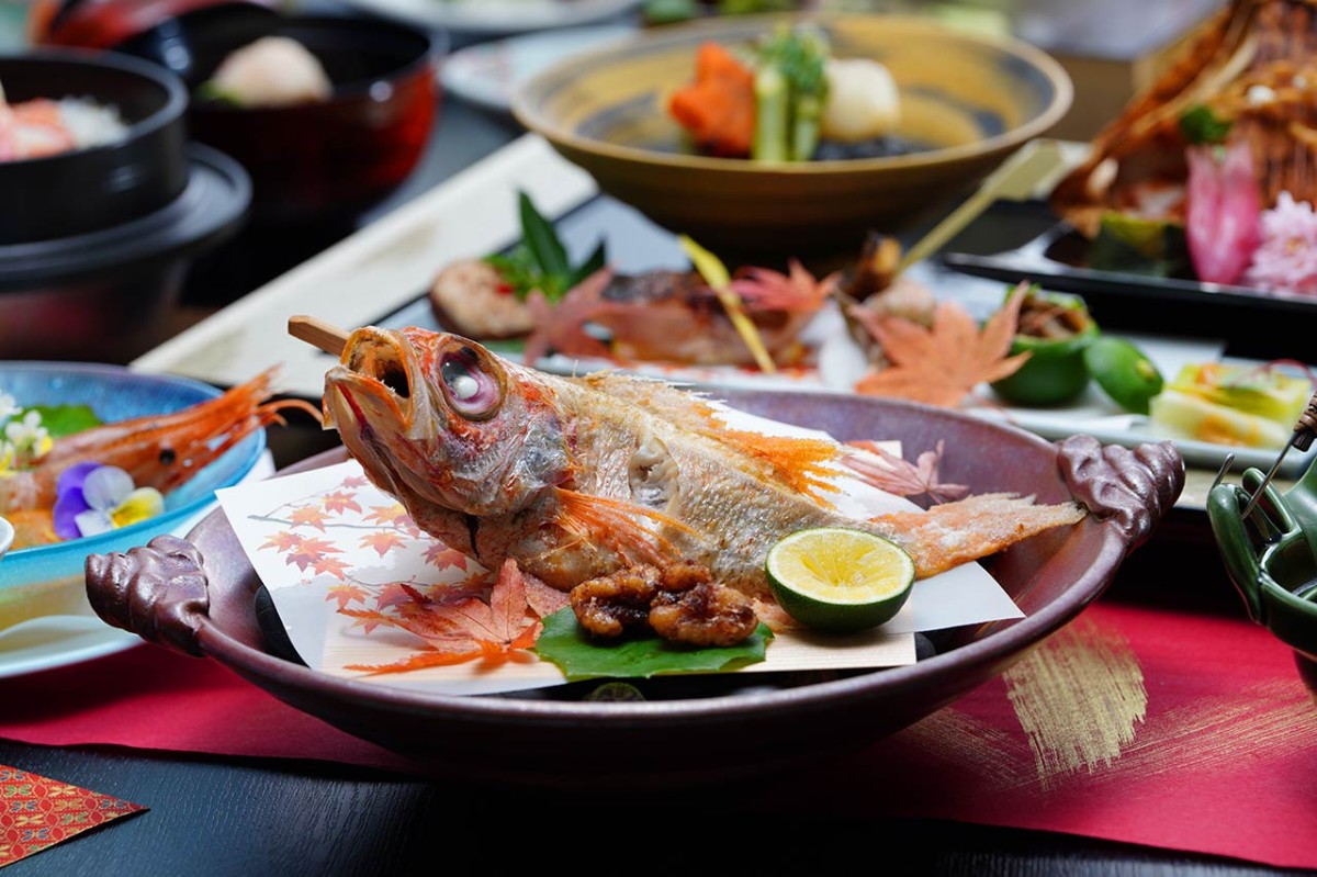 島根県松江市の『ホテル玉泉』の料理