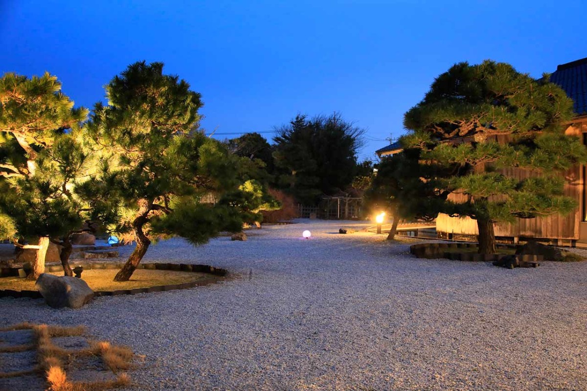鳥取県米子市の温泉旅館『皆生風雅』の日本庭園