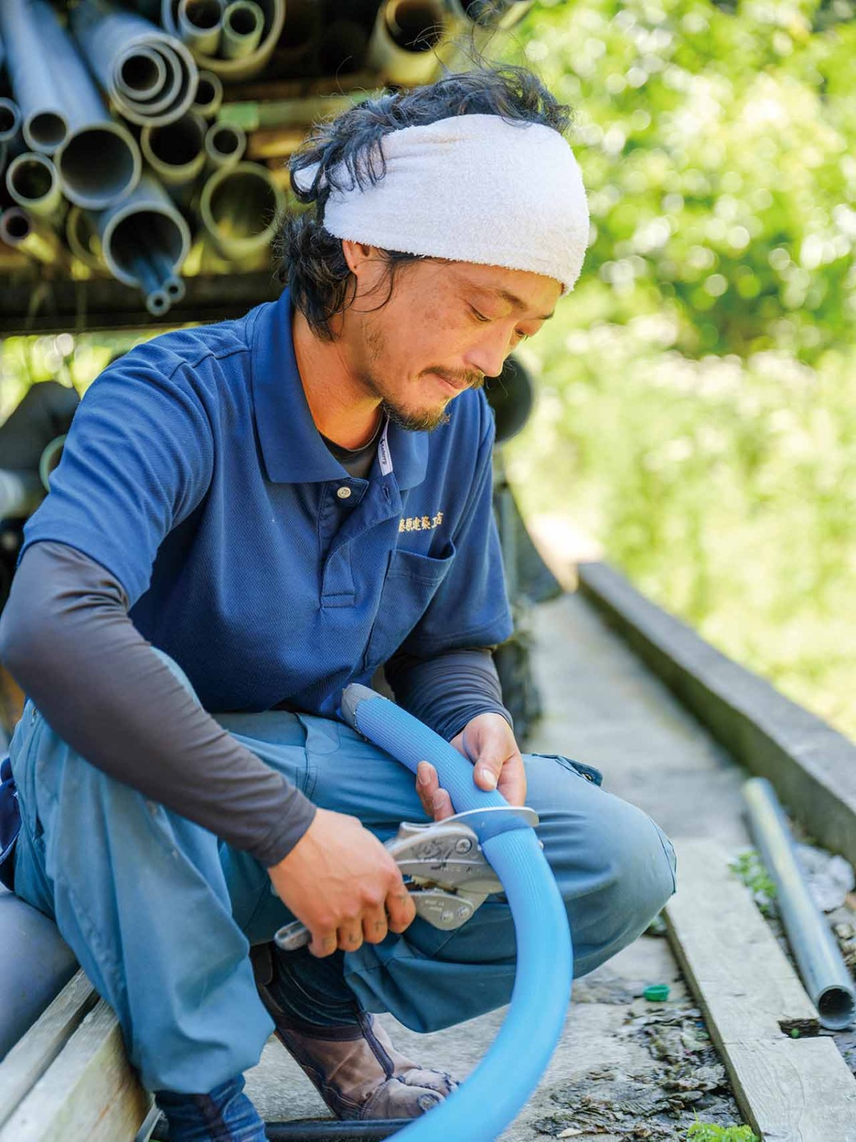  鳥取県西伯郡にある『有限会社 藤原建築工務店』の楠さん