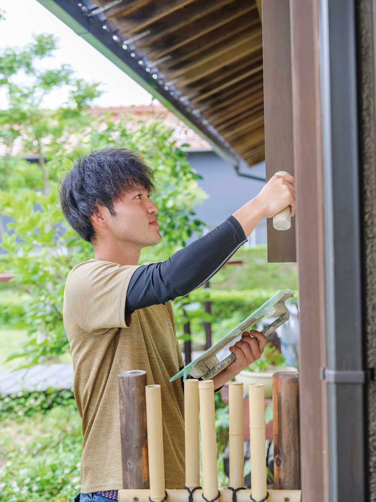 出雲市にある石川工務店の若築 晴輝さん