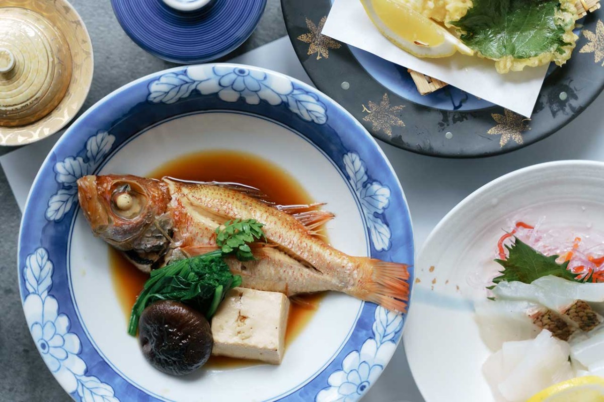 島根県浜田市の旅館『隠家ゆかり』の料理