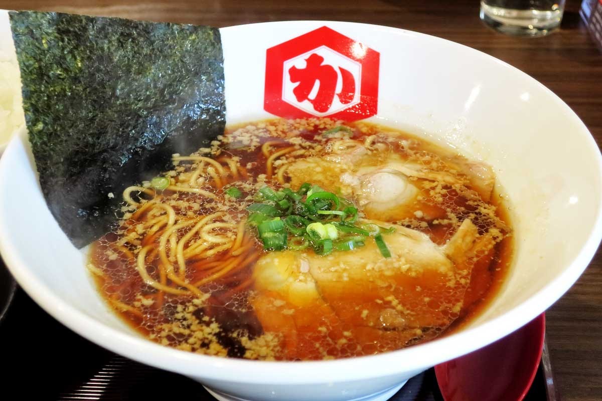 島根県邑智郡邑南町の『垣崎醤油店』のラーメン