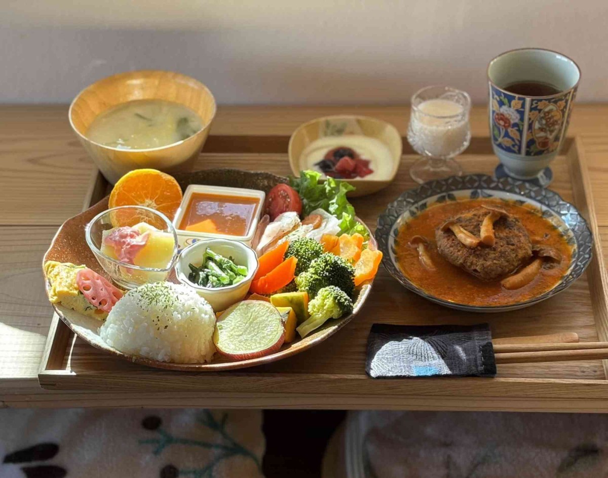 鳥取県境港市にオープンした『お庭カフェbriller』のランチ「野菜びより」