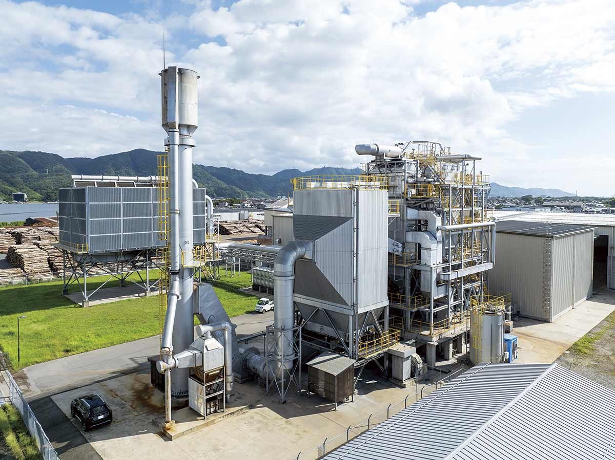 山陰の企業「日新バイオマス発電」のイメージ
