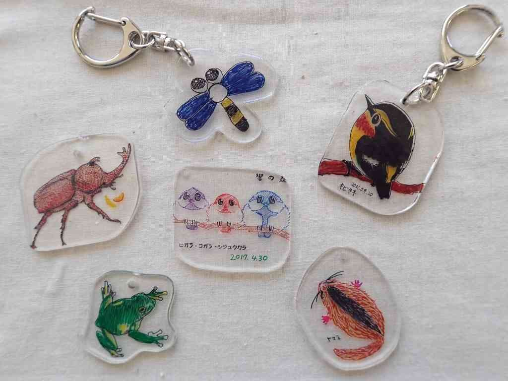 鳥取県八頭郡若桜町のイベント「いつでも作れるコーナー「生き物プラバンキーホルダー」」のチラシ