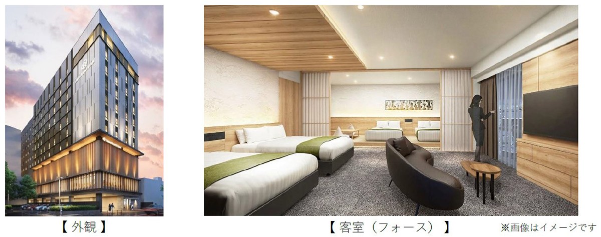 島根県松江市朝日町にオープン予定の『ダイワロイネットホテル松江駅前』のイメージ